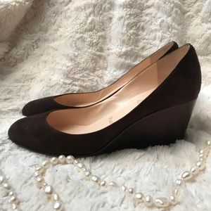 Price Drop: Christian Louboutin Suede Wedges